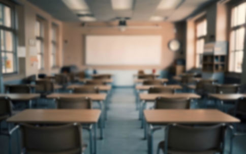 Picture of an empty classroom